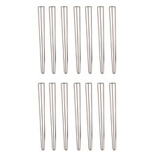 Kit 14 Pés de Metal 90 CM Hairpin Legs Aparador e Mesa de Canto Bronze