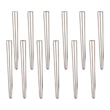 Kit 12 Pés de Metal 90 CM Hairpin Legs Aparador e Mesa de Canto Bronze