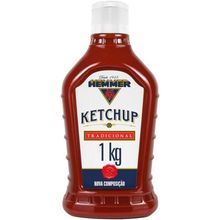 Ketchup Tradicional Hemmer Bisnaga 1kg