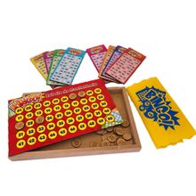 Jogo De Bingo Em Madeira - 9657.7