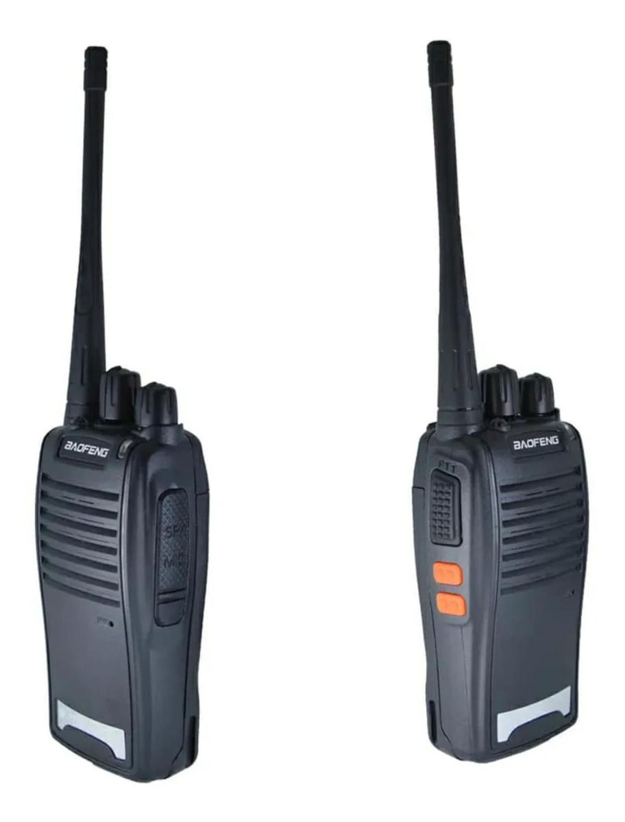 Kit 2 Radio Walk Talk Comunicador 16 Ch 12km Baofeng 777s