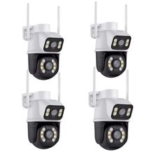 Kit 4 Câmera Importada Wi-fi Smart  Lente Dupla Externa