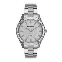 Relógio Seculus Feminino Ref: 77305l0svns2 Fashion Prateado