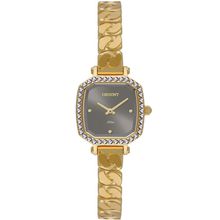 Relógio Orient Feminino Ref: Lgss0062 G1kx Retangular Dourado