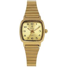 Relógio Tuguir Feminino Ref: 1134 Tg30330 Retangular Dourado