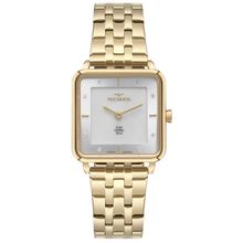Relógio Technos Feminino Ref: Gl22am/1k Slim Retangular Dourado