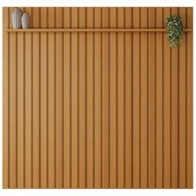 Painel Ripado Madeira para Sala Quarto 274cm Wise B01 Cinamomo - Lyam Decor