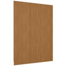 Painel Ripado de Madeira Para Sala Quarto 219x250cm Slats L05 Nature - Lyam Decor