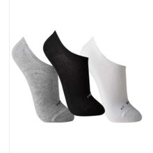 Kit 3 Meias LUPO Sport - Preto/Cinza/Branco - 03270 | Pau a Pique