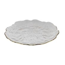 Sousplat Brisa Clear Gold 26x2cm We Make