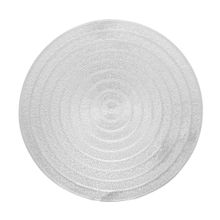Lugar Americano de Plástico C/ 4 Peças Espiral Prateado 38cm Lyor