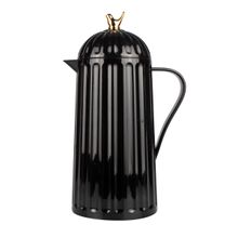 Garrafa Térmica De Plástico Bird Preta 1l Bon Gourmet