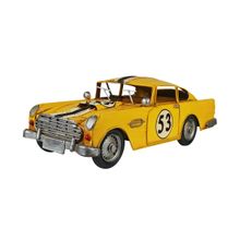 Miniatura Colecionável Carro N°53 Amarelo Verito