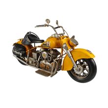 Miniatura Colecionável Moto Indian Amarela 1808 Verito