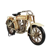 Miniatura Colecionável Moto Silent Gray Fellow Branca Verito