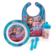Kit Oficial a Hora da Papinha Frozen II c/ Babador BabyGo 1284