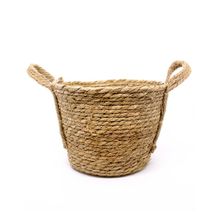 Cesto de Fibra Natural Seagrass 20x27x27 cm - D'Rossi