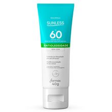 Protetor Solar Facial Sunless Fps60 40g Sem Cor