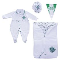 Kit Maternidade Plush Palmeiras com Saco de Dormir Revedor