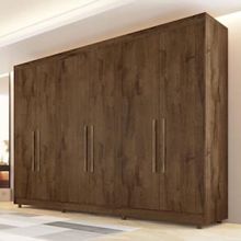 Guarda-Roupa Casal Europa Palermo com 6 Portas e 6 Gavetas - 250cm de largura