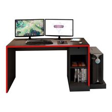 Mesa Gamer DRX-3000 Preto e Vermelho - D'Rossi