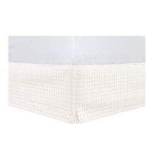 Saia Cama Box Queen Poliester Probox Pastilha Palha Lavive