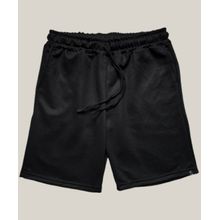 Bermuda Moletom Masculina Preta WSS Brasil