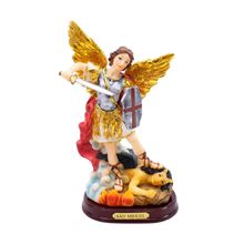 São Miguel 22cm - Enfeite Resina - Tudo em Caixa