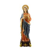 Sagrado Coração De Maria 59cm - Enfeite Resina - Tudo em Caixa