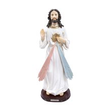 Jesus Misericordioso 41cm - Enfeite Resina - Tudo em Caixa