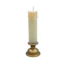 Luminária Vela Castiçal Dourado 23cm - Tudo em Caixa