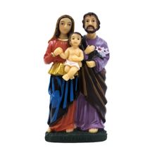 Sagrada Família 8cm - Enfeite Resina - Tudo em Caixa