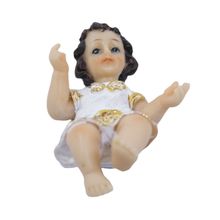 Menino Jesus 9cm - Enfeite Resina - Tudo em Caixa