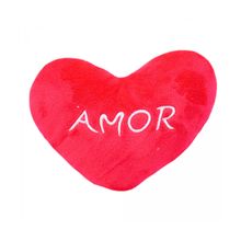 Almofada Coração Amor 12x15cm (Fibra) - Tudo em Caixa