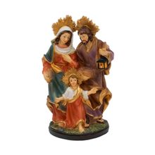 Sagrada Família 16cm - Enfeite Resina - Tudo em Caixa