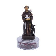 Terço São Francisco 10cm - Enfeite Resina - Tudo em Caixa