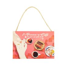 Placa Decorativa Procura-se Um Amor Que Goste De Café 20x30cm - Tudo em Caixa