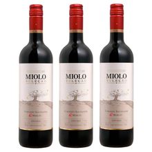 Kit 03 Un. Vinho Miolo Seleção Cabernet Sauv. e Merlot 750ml