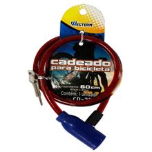 Cadeado para bicicleta 60cm com 2 chaves