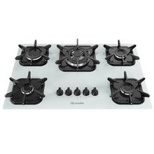 Cooktop Mueller 5 Bocas Tripla Chama Branco