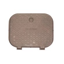 Tampa Tampão Chão Articulado Ferro Inspeção Passagem 44x53cm