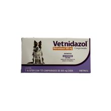 Vetnidazol 300 mg - 10 comprimidos