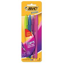 Caneta Bic Fashion Shimmmers 4 Unidades.