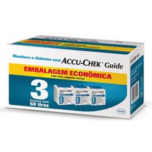 Accu-Chek Guide 3 Frascos com 50 Tiras