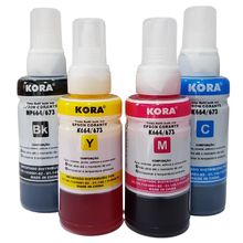 Kit 4 Tintas T664/673. Impressora L350 e outras - Compatível