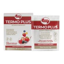 Termo Plus Termogênico Frutas Vermelhas com Gengibre e Chá Verde 4g Vitafor 30 Sachês