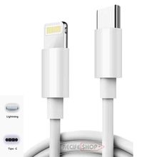 Cabos Lightning para USB-C 1m 6 und Flexível Resistente Ideal para Sincronização