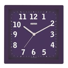 Relógio De Parede Ambiente Ref: 119006-011 Azul Quadrado