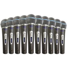 Kit 25 Microfones Dinâmicos com Fio TK 22C Onyx