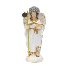 Arcanjo São Rafael 8cm - Enfeite Resina - Tudo em Caixa